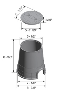 COVER 6  ROUND SEWER Image